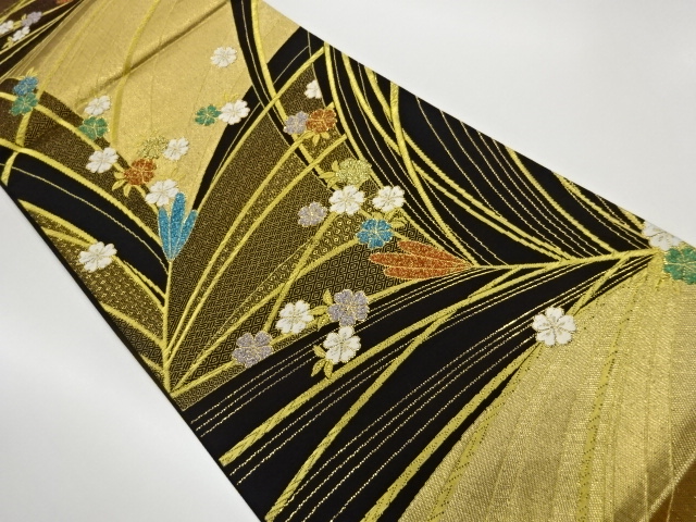 JAPANESE FUKURO OBI / WOVEN SAKURA